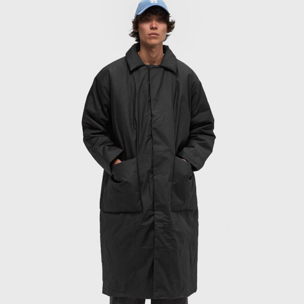 DAILY PAPER - RANO PUFFER COAT JET BLACK