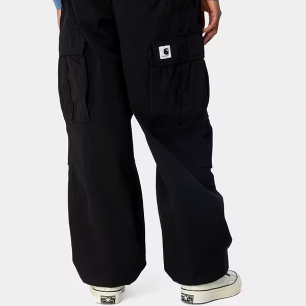CARHARTT WIP - W' JET CARGO PANT BLACK RINSED