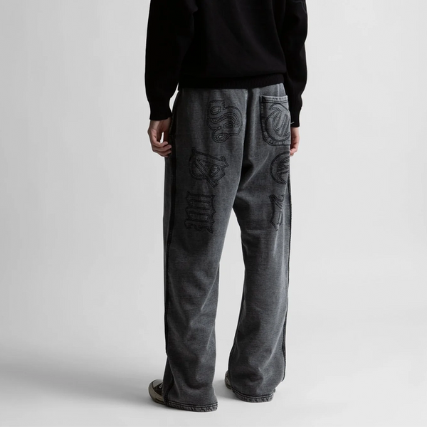 WASTED PARIS - KINGDOME CURVE FADED JOGGING FADED BLACK