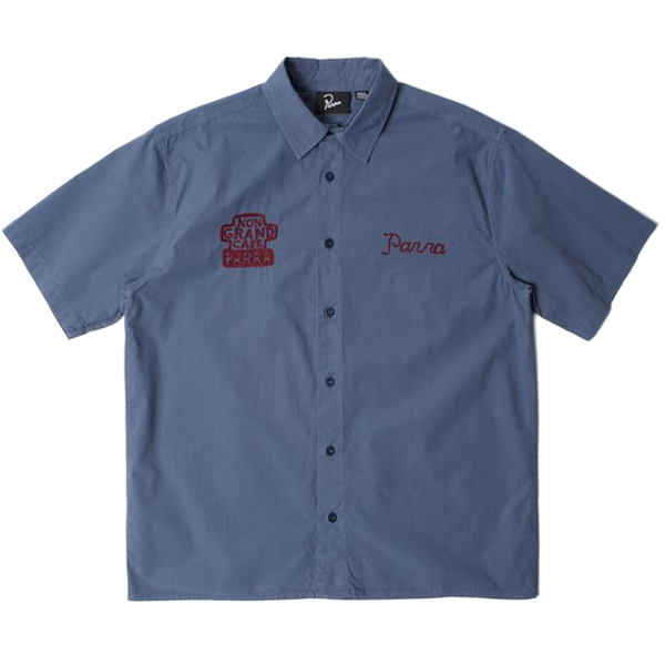 PARRA - THE END BOOKS SHIRT BLUE