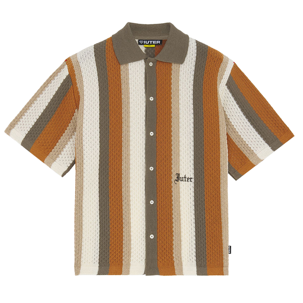 IUTER - STRIPED KNIT T-SHIRT