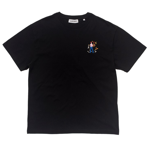 CARNE BOLLENTE - CHIC CHEEK IN PARIS T-SHIRT BLACK