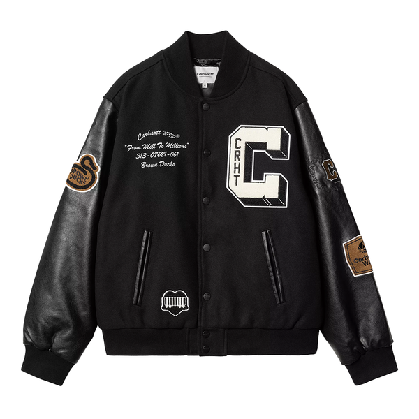 CARHARTT WIP - BROWN DUCKS BOMBER BLACK