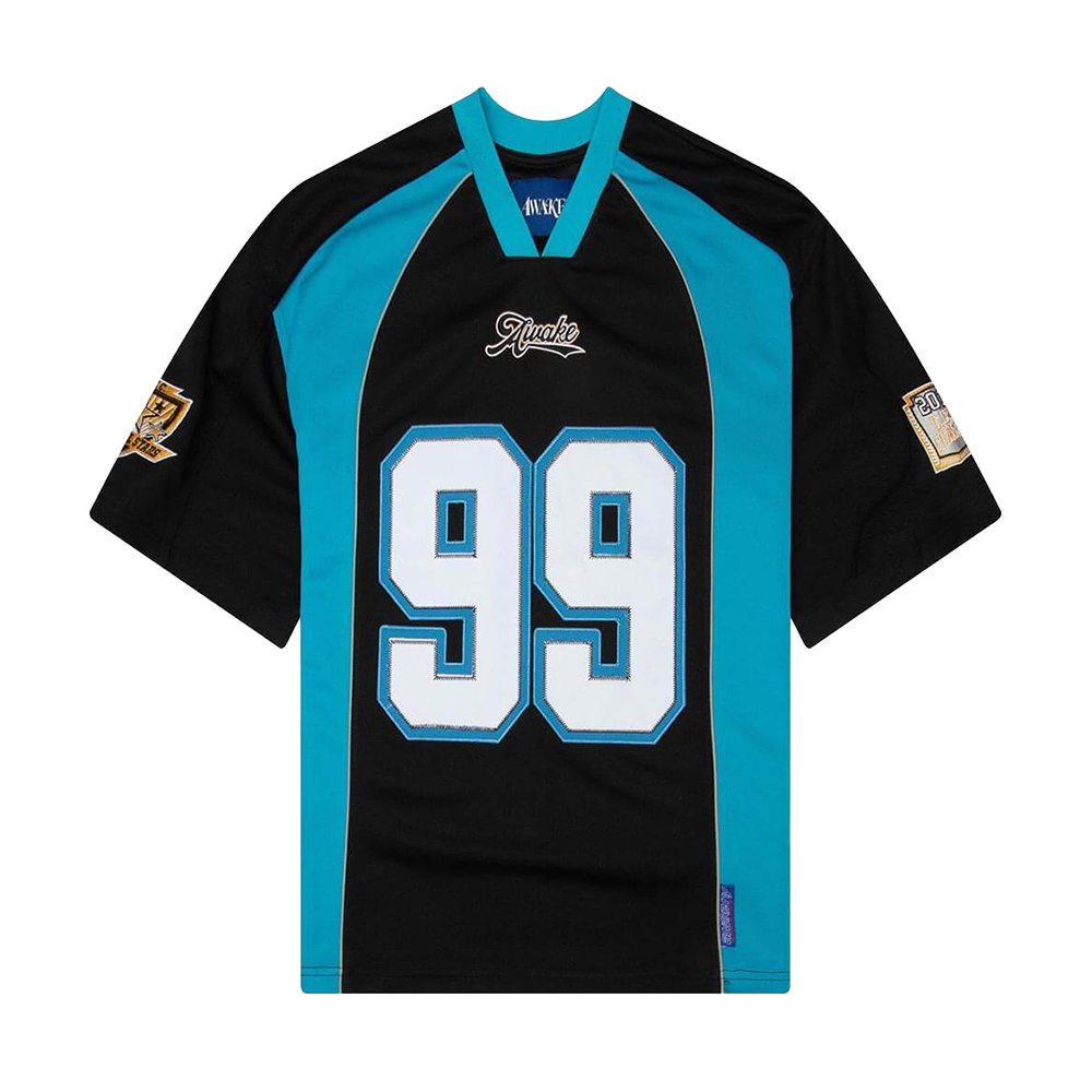 AWAKE - SCRIPT FOOTBALL JERSEY BLACK