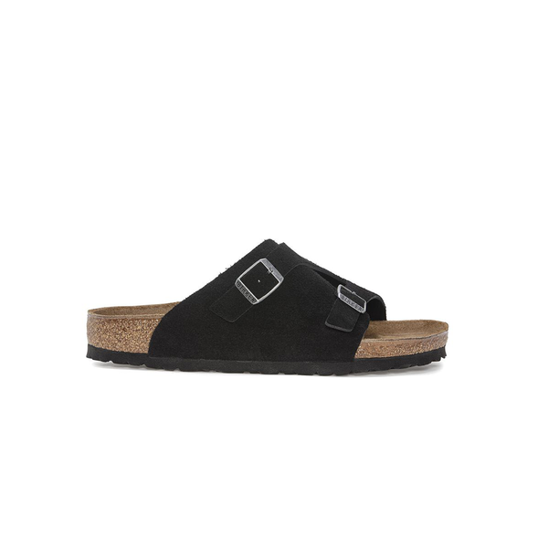 BIRKENSTOCK - ZURICH BLACK SUEDE LEATHER