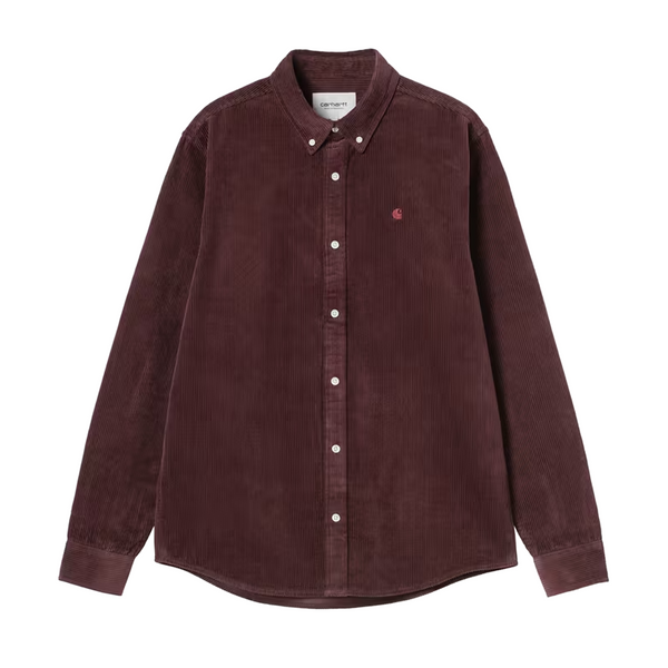 CARHARTT WIP - L/S MADISON CORD SHIRT AMARONE
