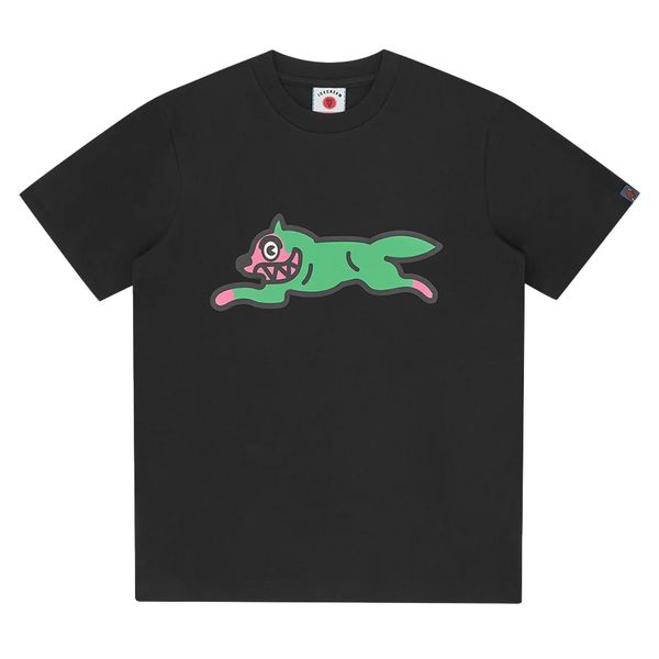 ICECREAM - RUNNING DOG T-SHIRT BLACK