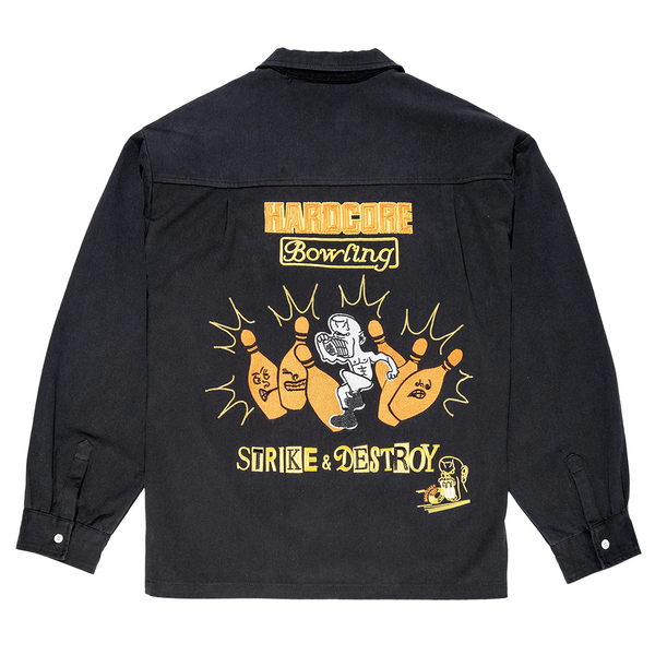 PAS DE MER - BOWLING SHIRT BLACK