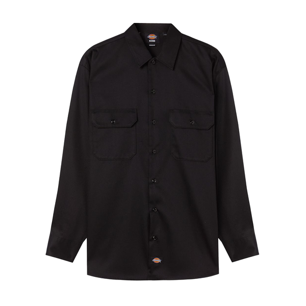 DICKIES - WORK SHIRT LONG SLEEVE BLACK