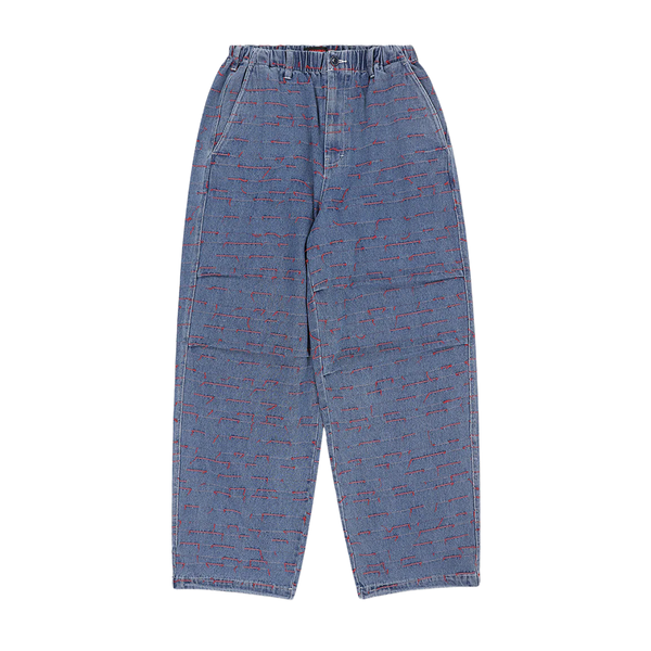 PLEASURES - TROKES DENIM PARACHUTE PANTS INDIGO