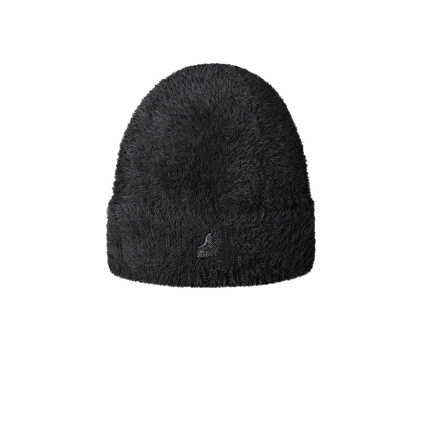 KANGOL - FAUX FUR BEANIE BLACK