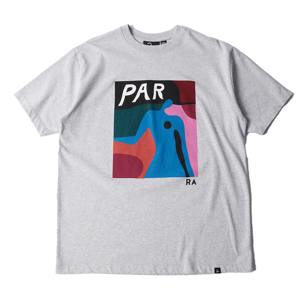 PARRA - GHOST CAVES T-SHIRT HEATHER GREY