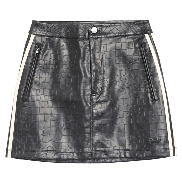 ADIDAS ORIGINALS - PLEATHER SKIRT BLACK