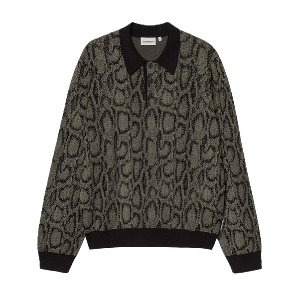 CARHARTT WIP - L/S SNAKE POLO JACQUARD
