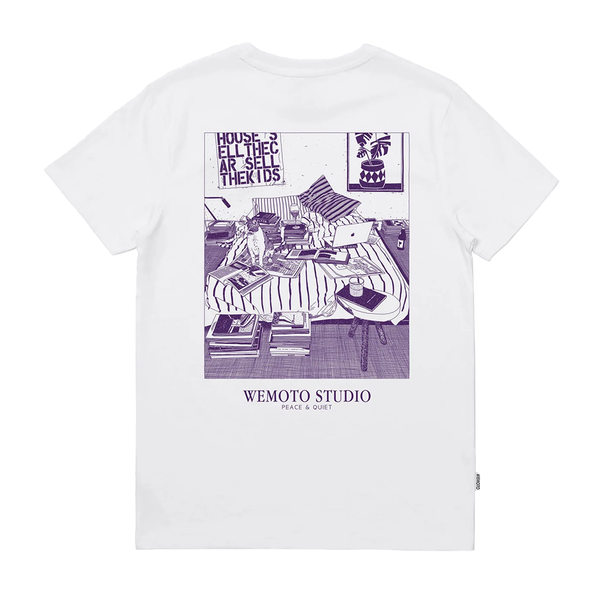 WEMOTO - BED TEE WHITE T-SHIRT