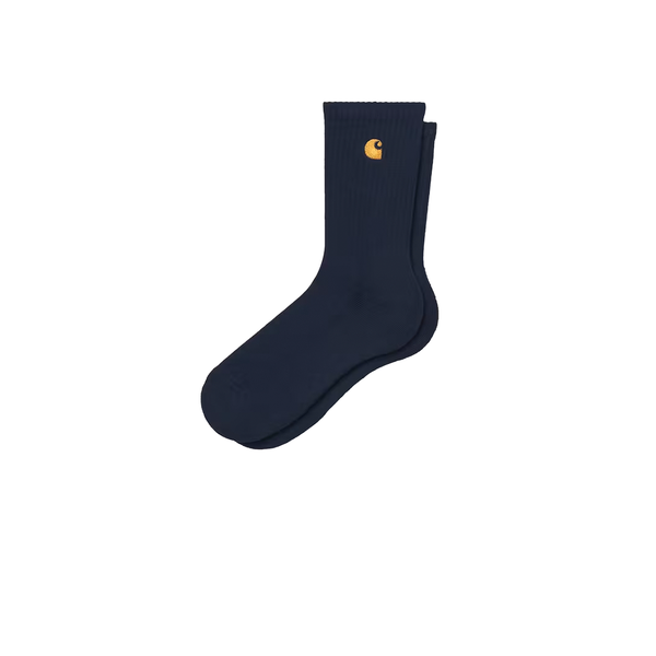 CARHARTT WIP - CHASE SOCKS DARK NAVY/GOLD