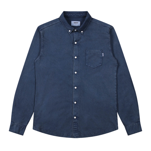 WEMOTO - BUTTON DOWN SHIRT NAVY BLUE
