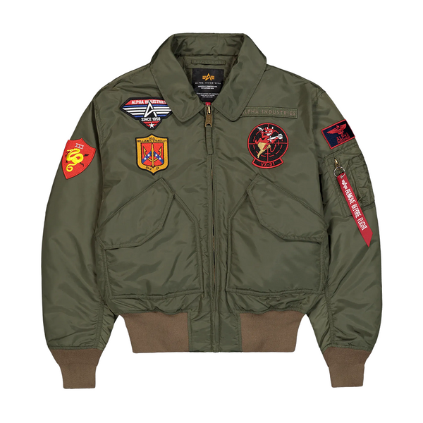 ALPHA INDUSTRIES - CWU-45/P DEVILS BRIGADE BOMBER DARK OLIVE