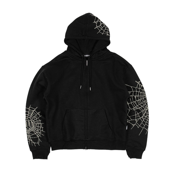 WASTED PARIS - AUTHENTIC ZIP HOODIE BLACK