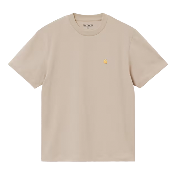CARHARTT WIP - S/S CHASE T-SHIRT FLEUR DE SEL