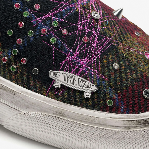 VANS - LX CLASSIC SLIP ON 98 HARRIS TWEED RED MULTI