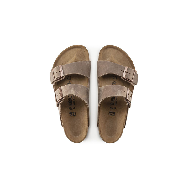 BIRKENSTOCK - ARIZONA TABACCO BROWN OILED LEATHER