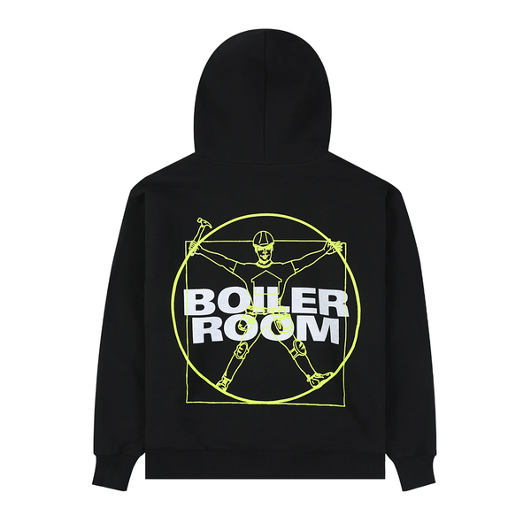 PLEASURES - WORKMAN HOODIE BLACK