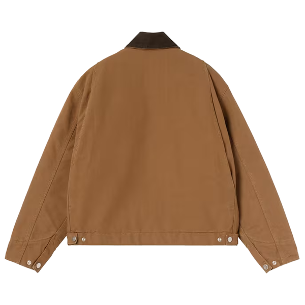 CARHARTT WIP - W' OG DETROIT JACKET BROWN/TOBACCO RINSED