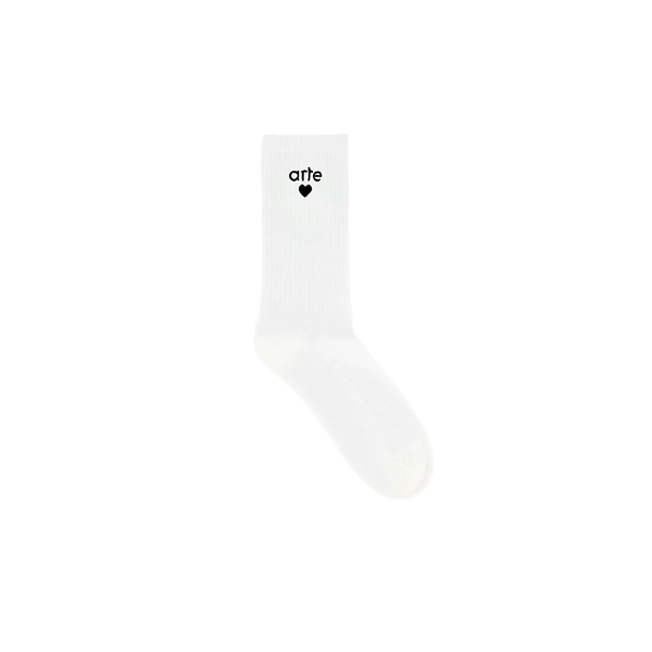 ARTE - BASIC ARTE HEART SOCKS WHITE