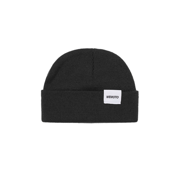 WEMOTO - SHORT SHILOH CUFFED BEANIE BLACK