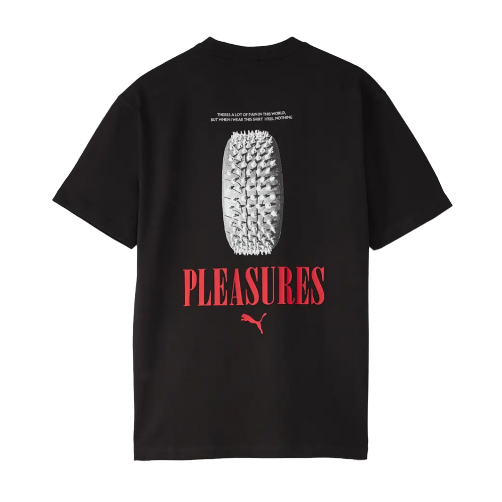 PUMA x PLEASURES - GRAPHIC T-SHIRT BLACK