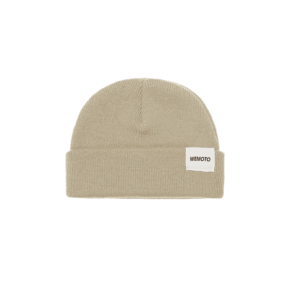 WEMOTO - SHORT SHILOH CUFFED BEANIE TAUPE