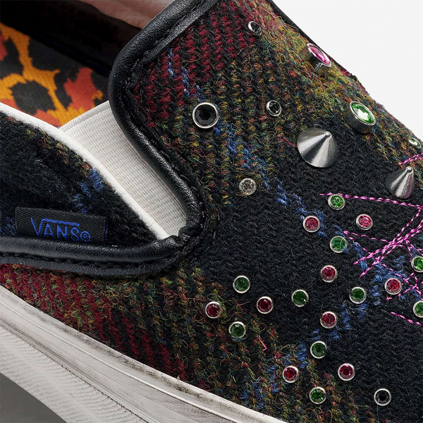 VANS - LX CLASSIC SLIP ON 98 HARRIS TWEED RED MULTI
