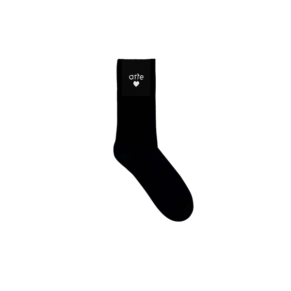 ARTE - BASIC ARTE HEART SOCKS BLACK