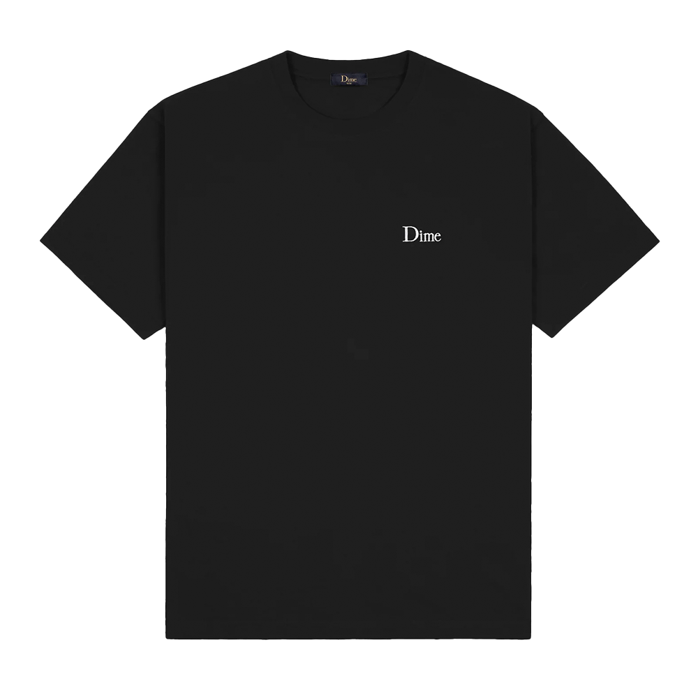 DIME - CLASSIC SMALL LOGO T-SHIRT BLACK