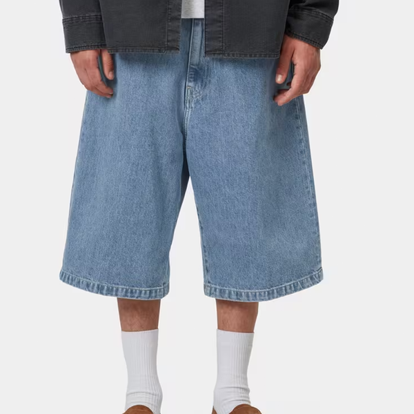 CARHARTT WIP - LANGDON SHORT BLUE STONE BLEACHED