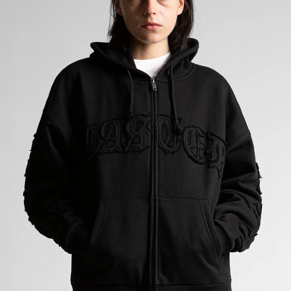 WASTED PARIS - ORDO ZIP HOODIE BLACK