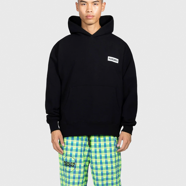 PLEASURES - WORKMAN HOODIE BLACK