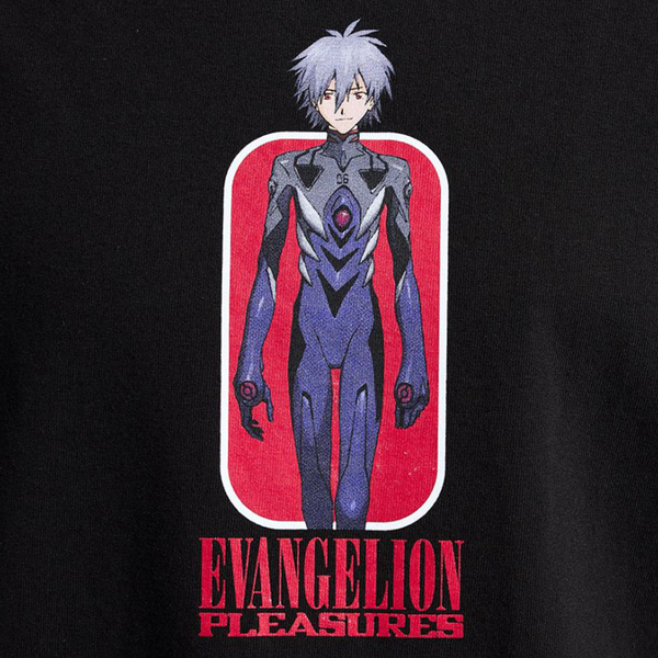 PLEASURES X EVANGELION - KAWORU T-SHIRT BLACK