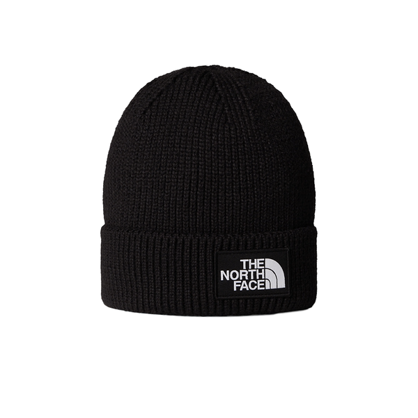 THE NORTH FACE -  TNF LOGO BOX CUFFED BEANIE BLACK