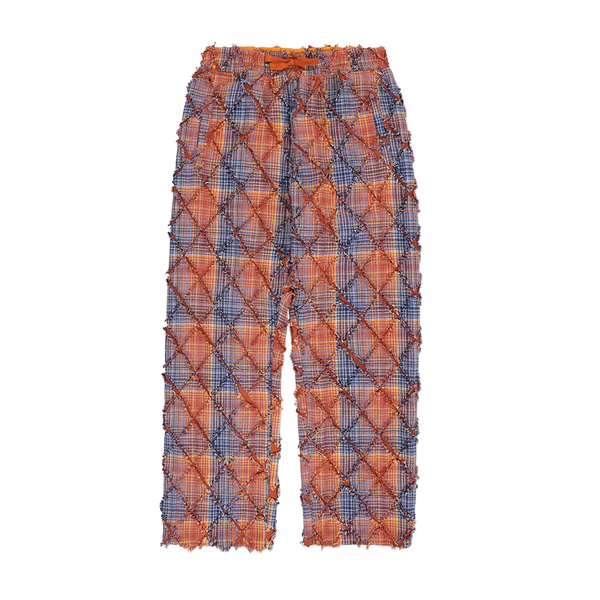 PLEASURES - MYSTIC FLANNEL PANTS ORANGE