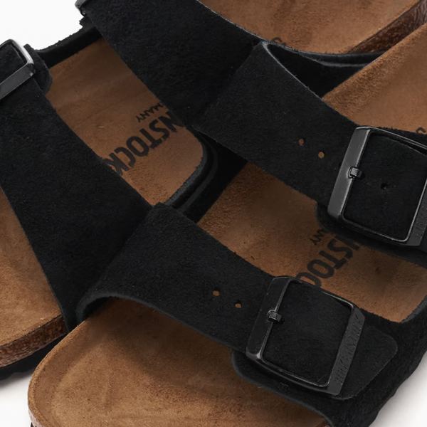 BIRKENSTOCK - ARIZONA BLACK SUEDE LEATHER