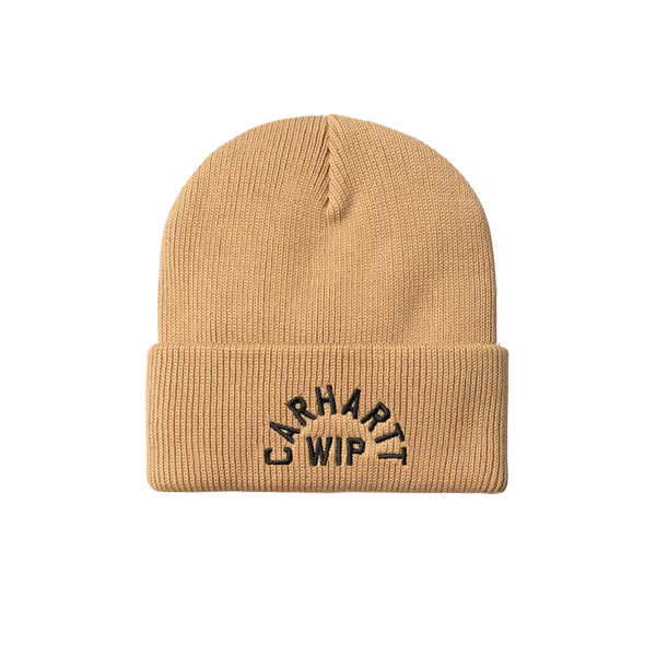 CARHARTT WIP - ARCH SCRIPT BEANIE DUSTY H/BLACK
