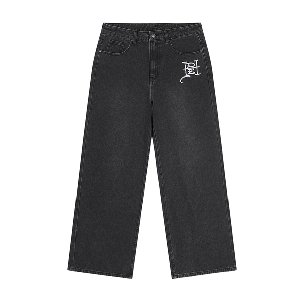 ED HARDY - GOTHIC CONTRAST CROSS XXTRA JEANS WASHED BLACK