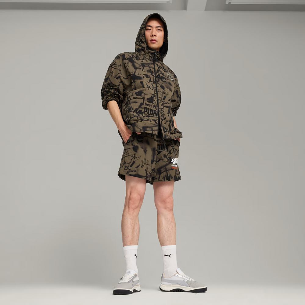 PUMA x LMC - AOP PANTS WILD WILLOW