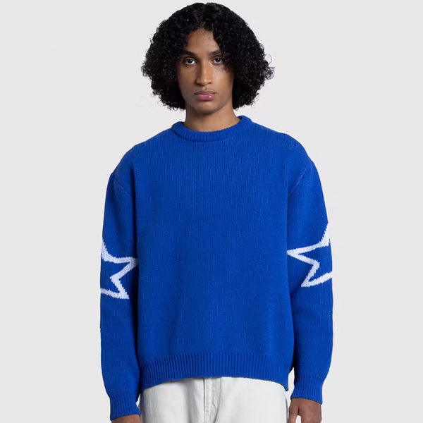 CARNE BOLLENTE - THE S WORLD SWEATER BLUE