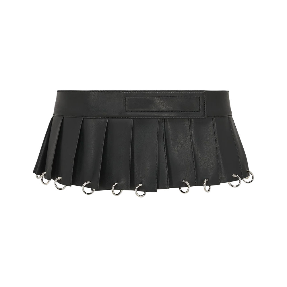NAMILIA - MINI SKIRTS RINGS BLACK