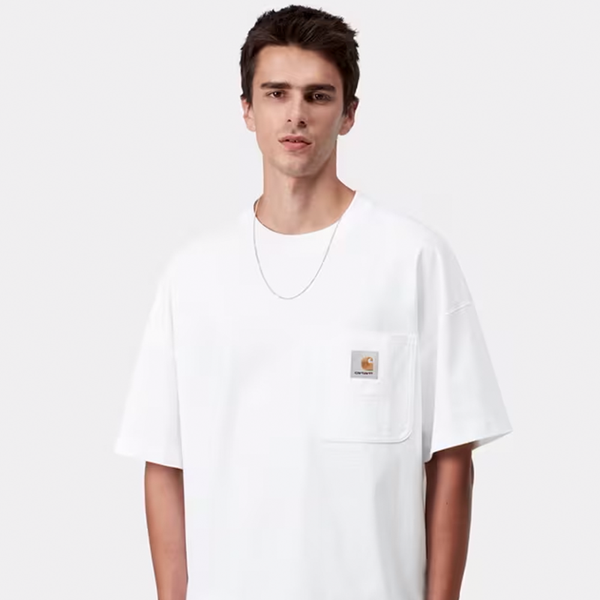 CARHARTT WIP - S/S WORK POCKET T-SHIRT WHITE
