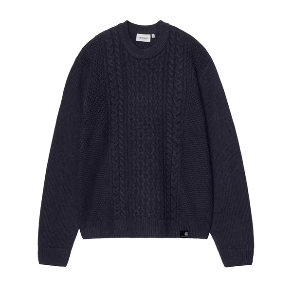 CARHARTT WIP - CASTER KNIT SWEATER DARK NAVY
