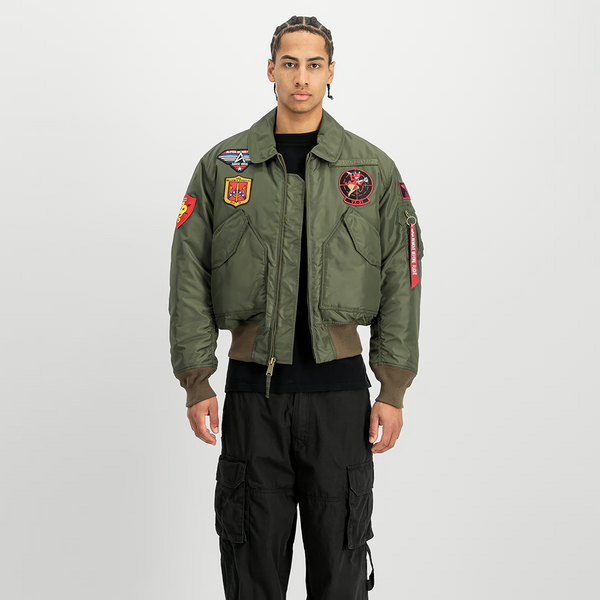 ALPHA INDUSTRIES - CWU-45/P DEVILS BRIGADE BOMBER DARK OLIVE